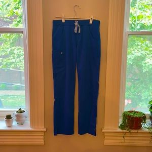 Figs Royal Blue Kade Cargo Scrub pant Small